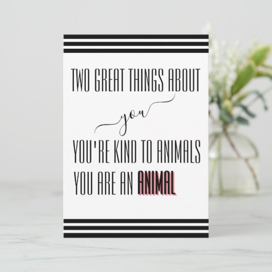 Grappige & ondeugende Kaart voor uw Man (Staand voorkant)