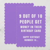 Grappige ondeugende verjaardagskaart - Schok Prank Kaart (Voorkant / Achterkant)