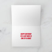 Grappige One of a Kind Lab Verjaardag Kaart (Binnen)