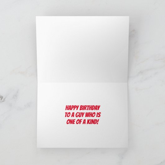 Grappige One of a Kind Lab Verjaardag Kaart (Binnen)