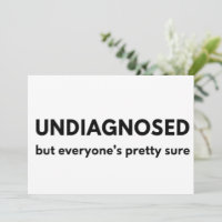 Grappige ongediagnosticeerde autismequote met een