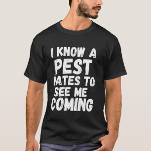 Grappige ongediertebestrijding verdelger verdelgen t-shirt