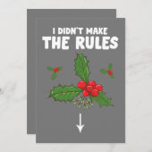 Grappige Ongeschikte Kerstmis Volwassene Ik Heb He Kaart (Voorkant / Achterkant)