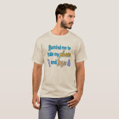 Grappige Onoplettende ADHD Vergeetachtigheid Herin T-shirt (Voorkant volledig)