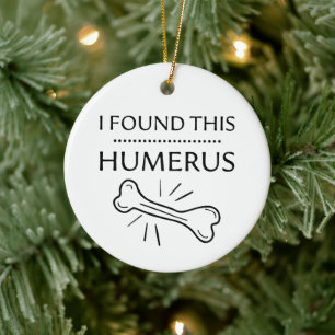 Grappige ontdekkingen, ik vond deze humerus gesche keramisch ornament
