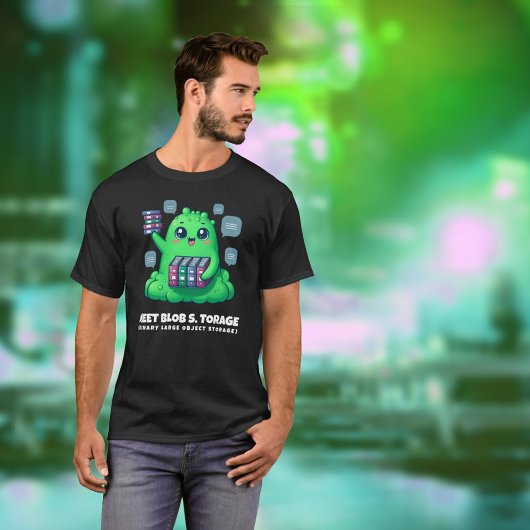 Grappige Ontmoet Blob S. Torage T-shirt