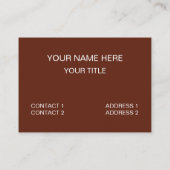 Grappige ontmoeting met mijn gehaktballen visitekaartje (Achterkant)