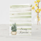 Grappige Ontslagbrief Sorry For Your Loss aan Baas Kaart (Gele Bloem)