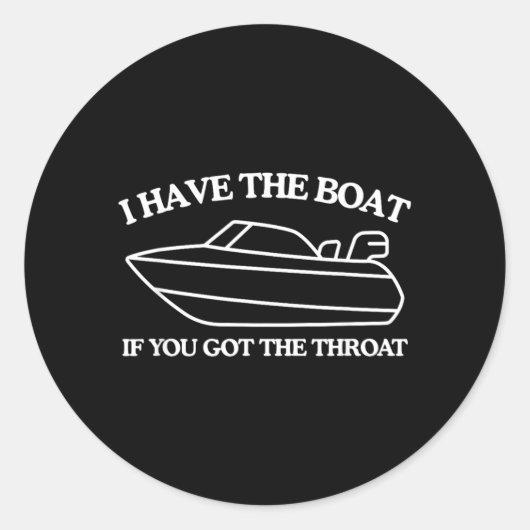 Grappige ontspoorde meme ronde sticker (Voorkant)