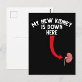 Grappige Ontvanger Niertransplantatie Briefkaart (Voorkant / Achterkant)