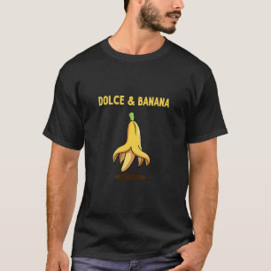 Grappige Ontwerper Dolce en banaan Vegan Fruit 1 T-shirt