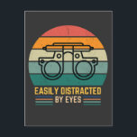 Grappige oogheelkunde oogarts briefkaart<br><div class="desc">Retrofotografie voor de liefhebbers van oogheelkunde, studenten oogheelkunde, oogchirurgen, oogartsen, optometristen, oogspecialisten en oogzorgprofessionals</div>