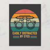 Grappige oogheelkunde oogarts briefkaart (Voorkant)