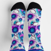 Grappige oogstrelende pickleball sokken (Top)