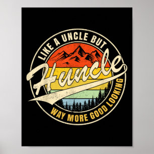 Grappige oom geschenken van nichtje en neefje Hunc Poster