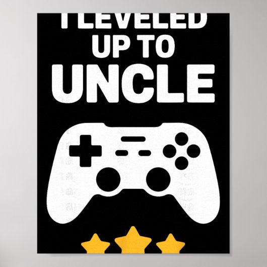 Grappige Oom Kunst Voor Oom Mannen Van Nieuw Gepro Poster (Voorkant)