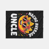 Grappige Oom Ontwerp Voor Oom Mannen Eerste Keer O Fleece Deken (Voorkant (Horizontaal))