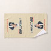 Grappige oom Sam was je handen Handdoek (Handdoek)