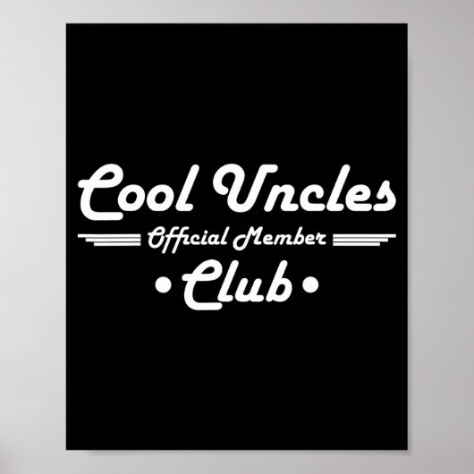 Grappige Oom Wordt Oom Zwangerschapsaankondiging C Poster (Voorkant)