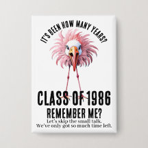 Grappige op maat gemaakte flamingo 40e schoolklas 