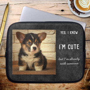 Grappige op maat gemaakte foto hond vriend laptoph laptop sleeve