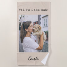 Grappige op maat gemaakte hond-moeder één foto naa