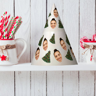 Grappige op maat gemaakte kerstfeesthoed met jouw feesthoedjes