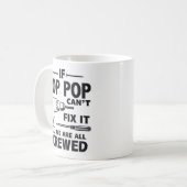 Grappige Opa Als Opa Het Niet Kan Repareren Koffiemok (Voorkant links)