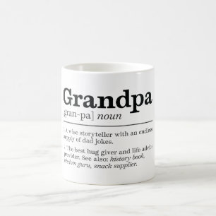 Grappige opa definitie koffiemok