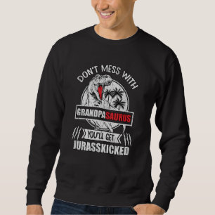 Grappige Opa Dinosaur Geschenk Grandpasaurus Dino Trui