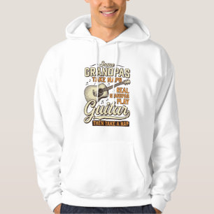 Grappige Opa Gitaar Vintage Gravure Shirt Ontwerp