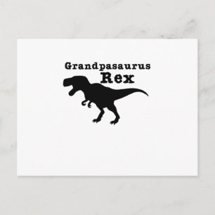Grappige Opa Grandpasaurus Rex Dinosaurus Briefkaart