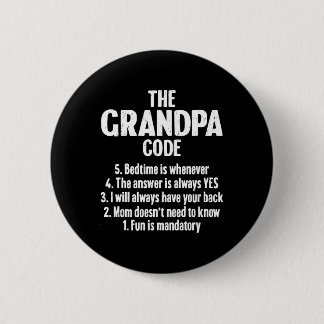 Grappige opa-memes voor Vaderdag The Grandpa Co Ronde Button 5,7 Cm