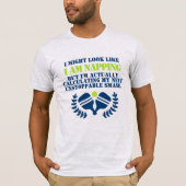 Grappige opa pickleball t-shirt (Voorkant)