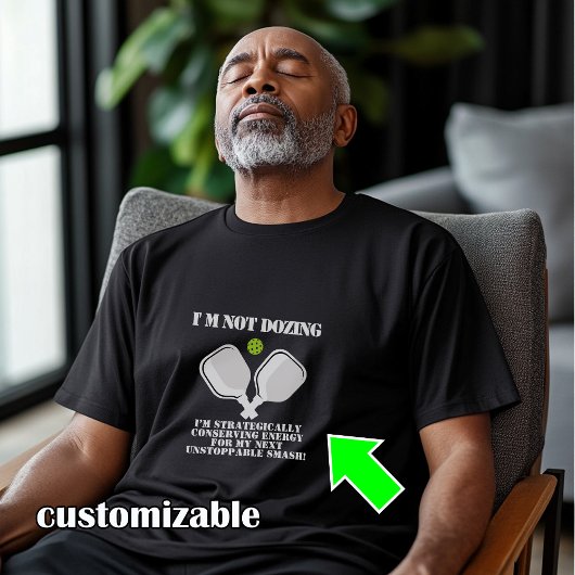 Grappige opa pickleball t-shirt