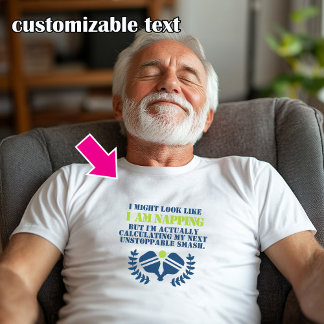 Grappige opa pickleball t-shirt
