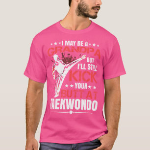Grappige opa Taekwondo T-shirt