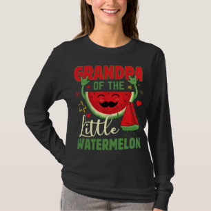 Grappige opa van de kleine watermeloen tropische m t-shirt