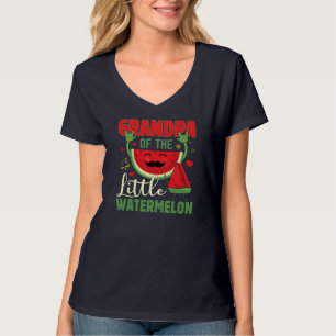 Grappige opa van de kleine watermeloen tropische m t-shirt