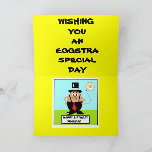 Grappige opa verjaardagskaart kaart (Binnen)