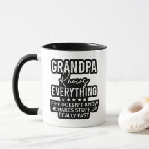 Grappige Opa Weet Alles Vintage Cadeau