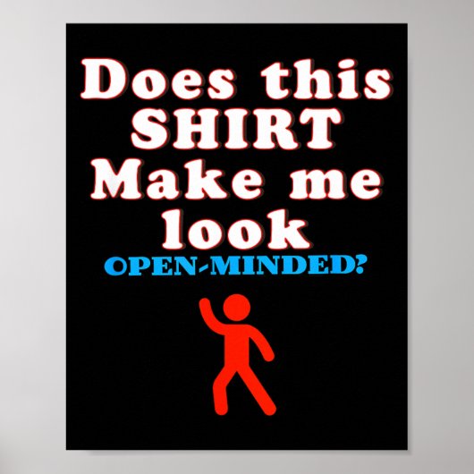 Grappige Open Geestige Quote Sarcastische Humor Ve Poster (Voorkant)