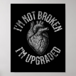 Grappige Open Hart Byp Operatie Herstel Word Gauw  Poster