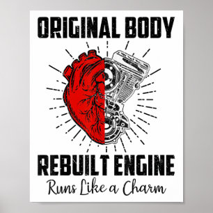 Grappige Open Hart Chirurgie Herstel Overlevende G Poster