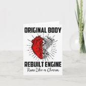 Grappige Open Hartoperatie Herstelde Geschenken M Kaart (Voorkant)