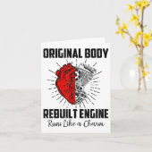 Grappige openhartoperatie herstelt geschenken voor kaart (Gele Bloem)