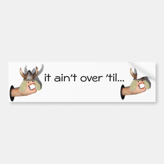 Grappige operazangeres bumpersticker (Voorkant)