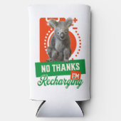 Grappige Oplaadbare Koala Introvert Stemming Seltzer Blikjeskoeler (Voorkant)