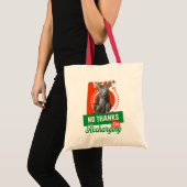 Grappige Oplaadbare Koala Introvert Stemming Tote Bag (Voorkant (product))