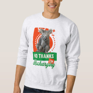 Grappige Oplaadbare Koala Introvert Stemming Trui